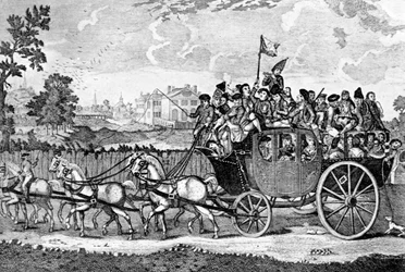 Auf dem Weg zur Bury-Messe, 1750
